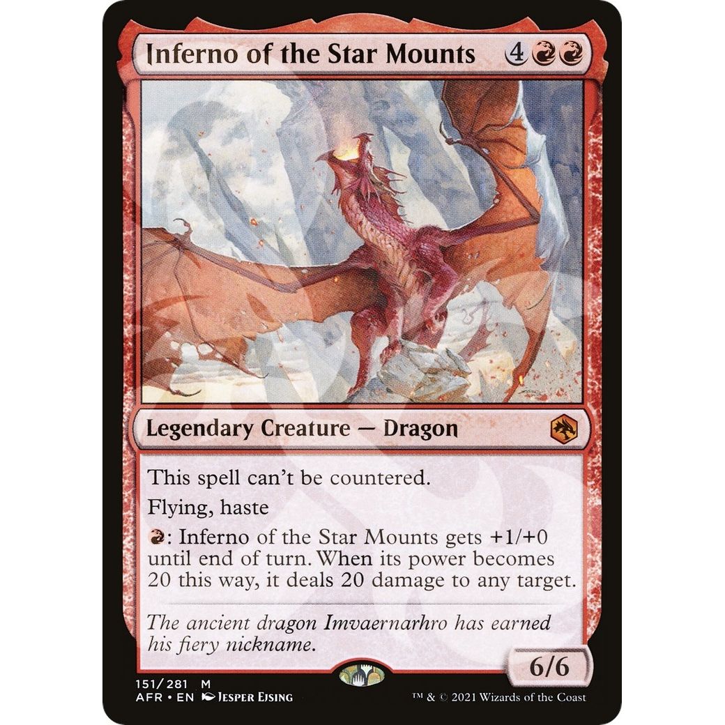 Image for Inferno of the Star Mounts (151) (AFR&) - Magic: The Gathering