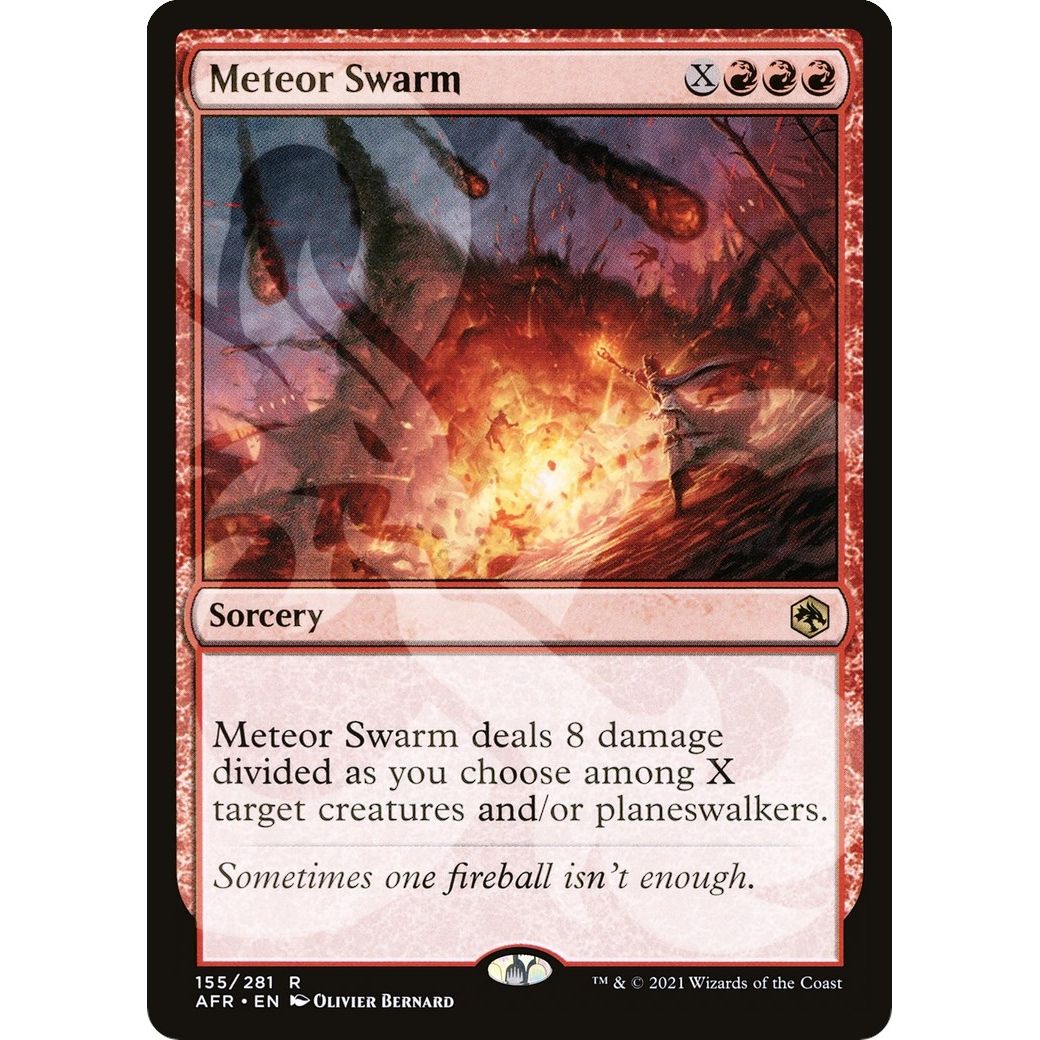 Image for Meteor Swarm (155) (AFR&) - Magic: The Gathering