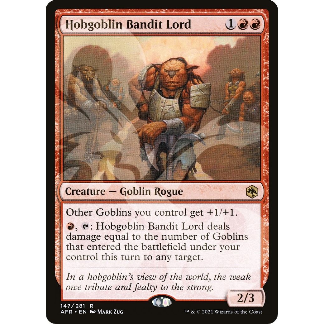 Image for Hobgoblin Bandit Lord (147) (AFR&) - Magic: The Gathering