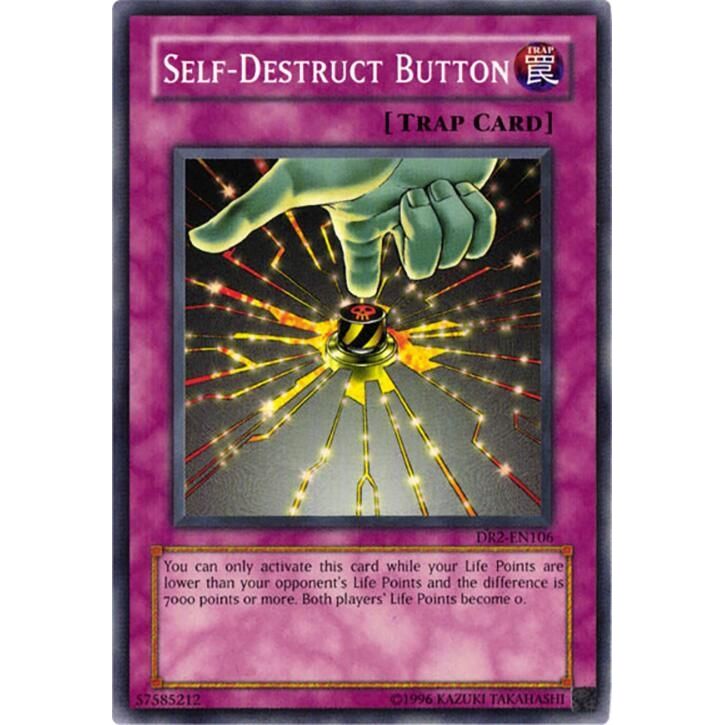 Image for Self-Destruct Button (DR2-EN106) (DR2) - YuGiOh