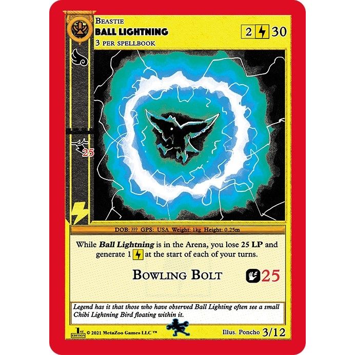Image for Ball Lightning (3) (CNFE-TD) - MetaZoo
