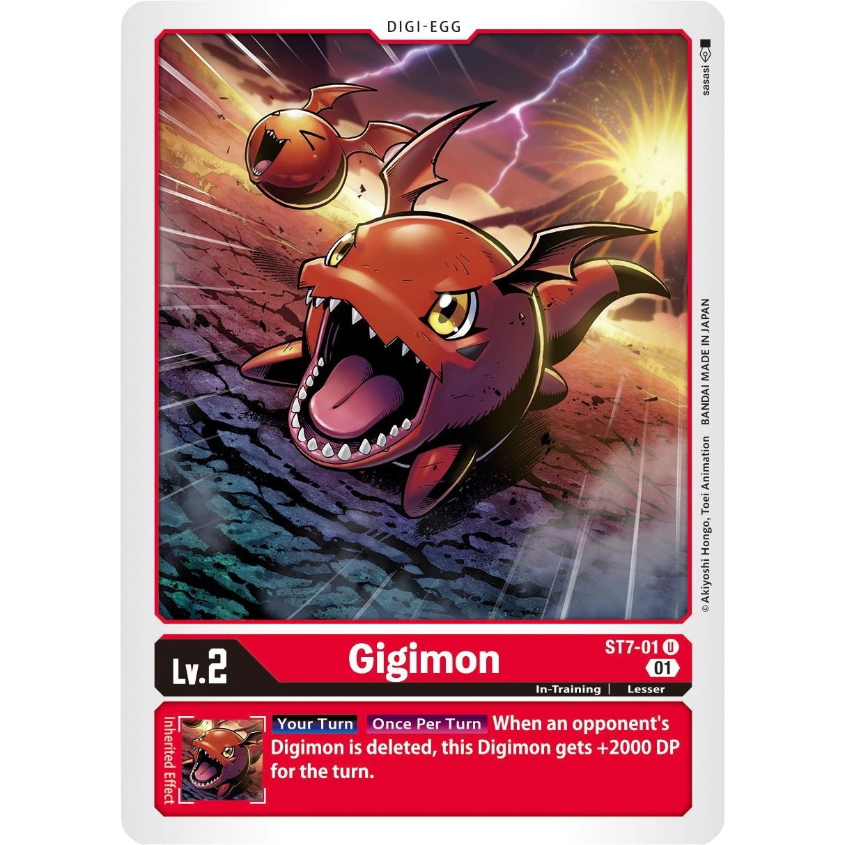 Image for Gigimon (ST7-01 U) (ST-7) - Digimon Card Game