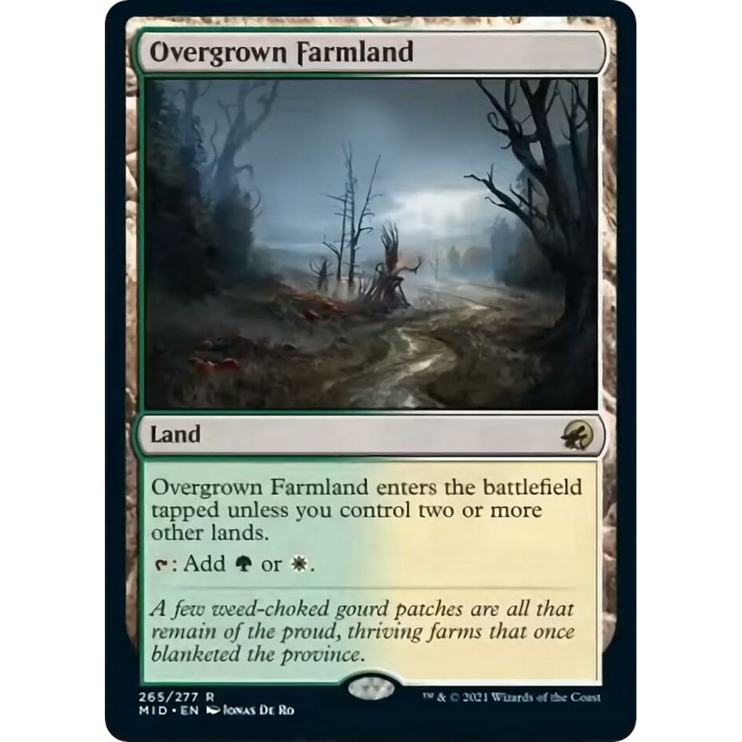 Image for Overgrown Farmland (265) (MID) - Magic: The Gathering