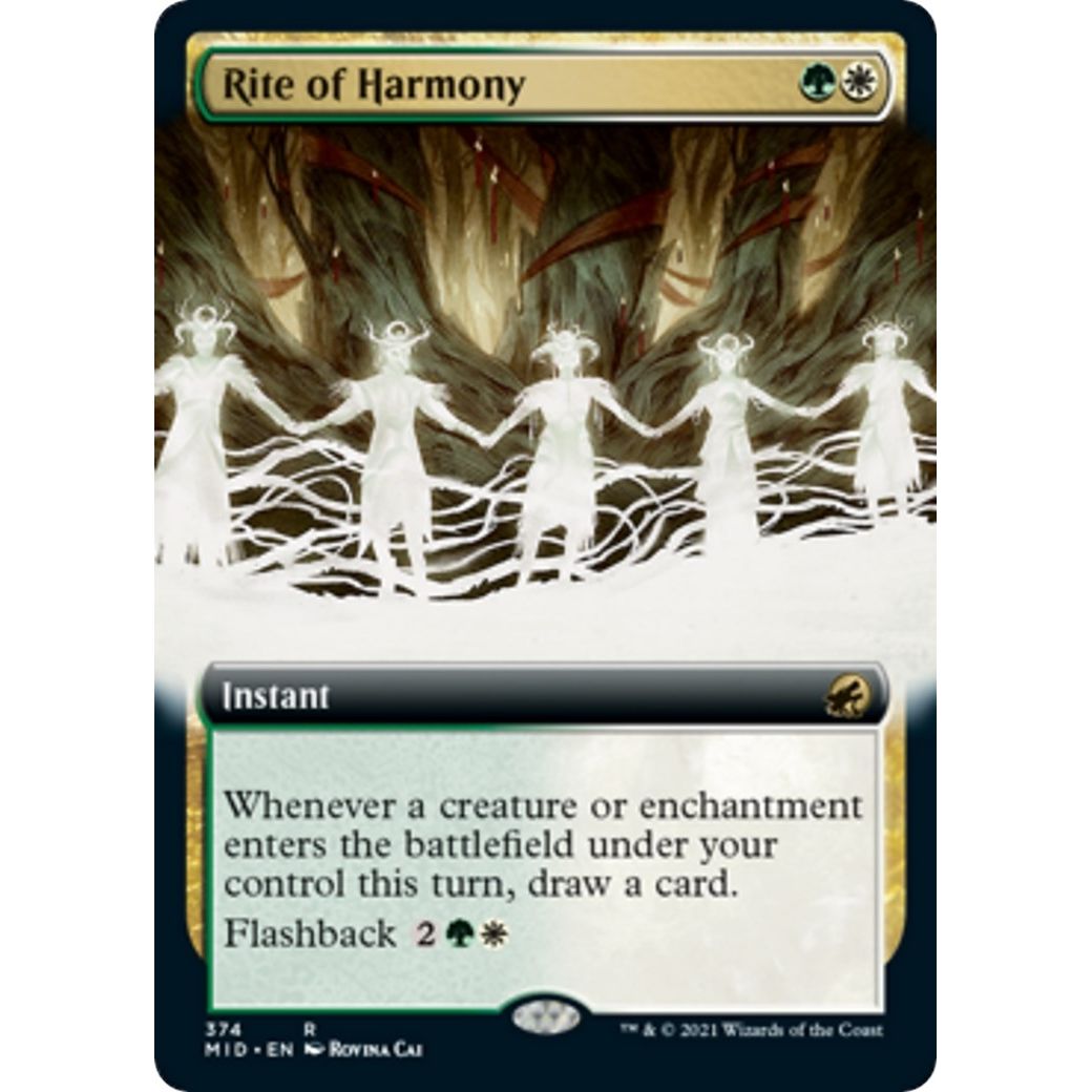 Image for Rite of Harmony (Extended Art) (374) (MID) - Magic: The Gathering