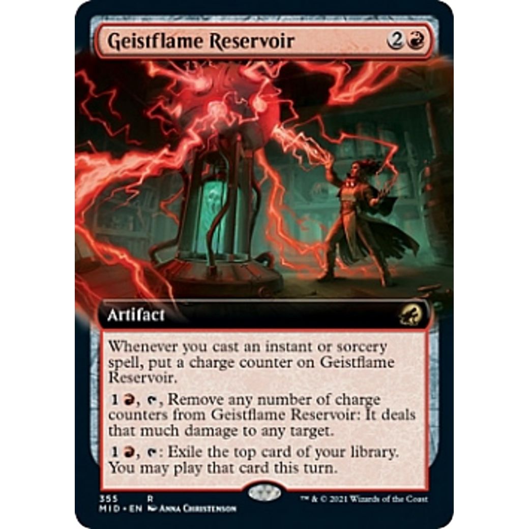 Image for Geistflame Reservoir (Extended Art) (355) (MID) - Magic: The Gathering