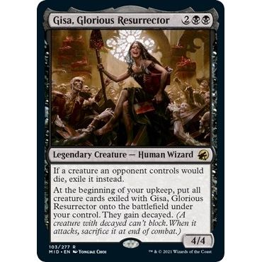 Image for Gisa, Glorious Resurrector (103) (MID) - Magic: The Gathering