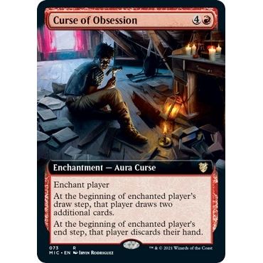 Image for Curse of Obsession (Extended Art) (73) (MIC) - Magic: The Gathering