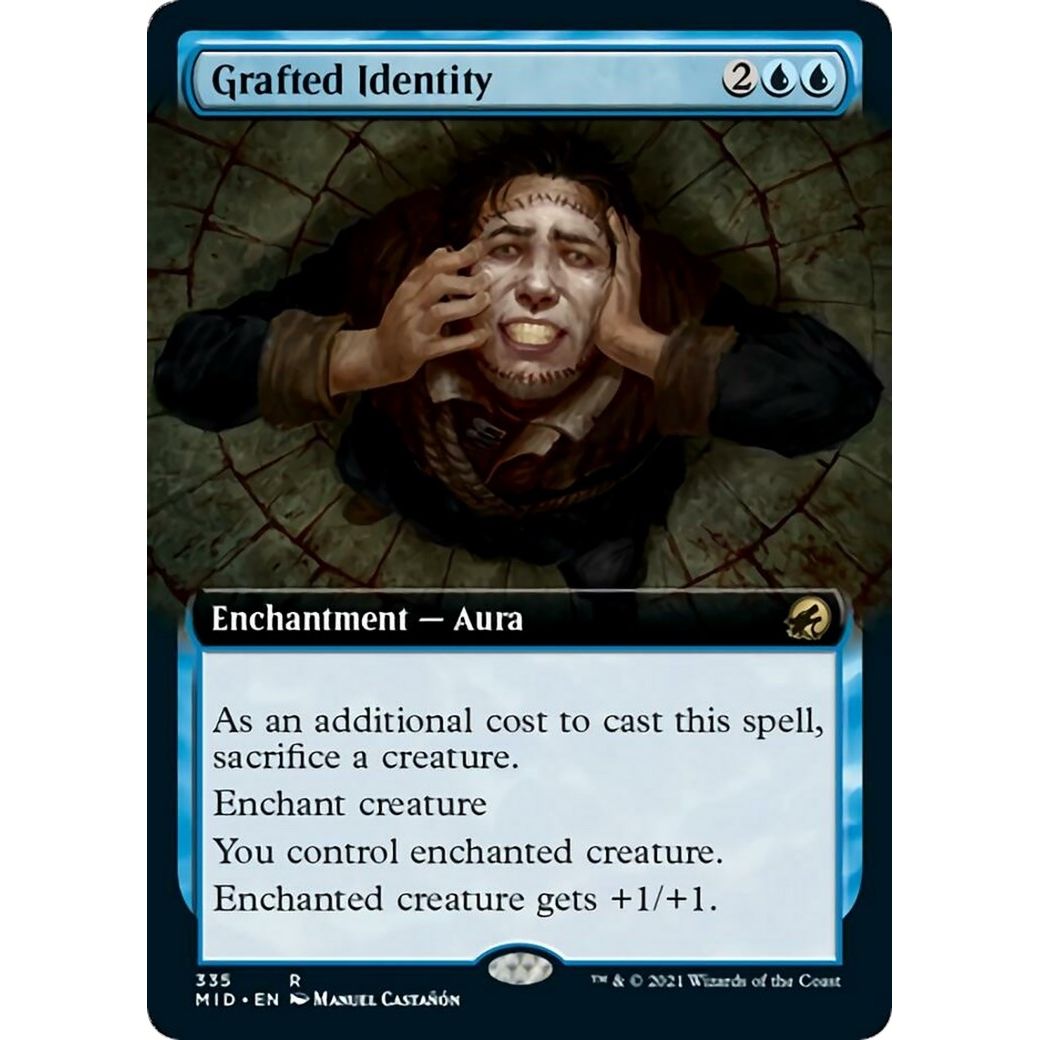 Image for Grafted Identity (Extended Art) (335) (MID) - Magic: The Gathering