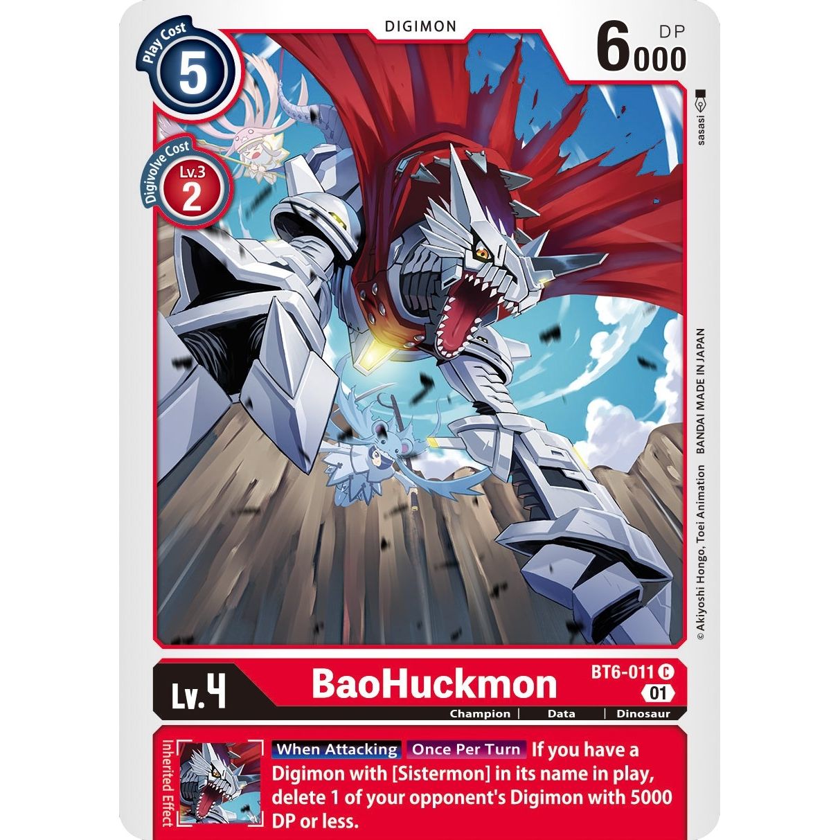 Image for BaoHuckmon (BT6-011 C) (BT06) - Digimon Card Game