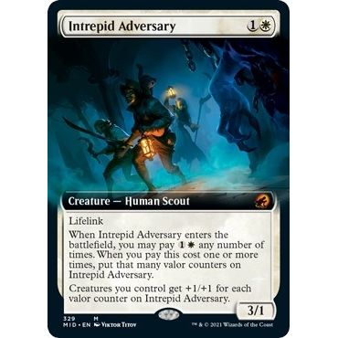 Image for Intrepid Adversary (Extended Art) (329) (MID) - Magic: The Gathering