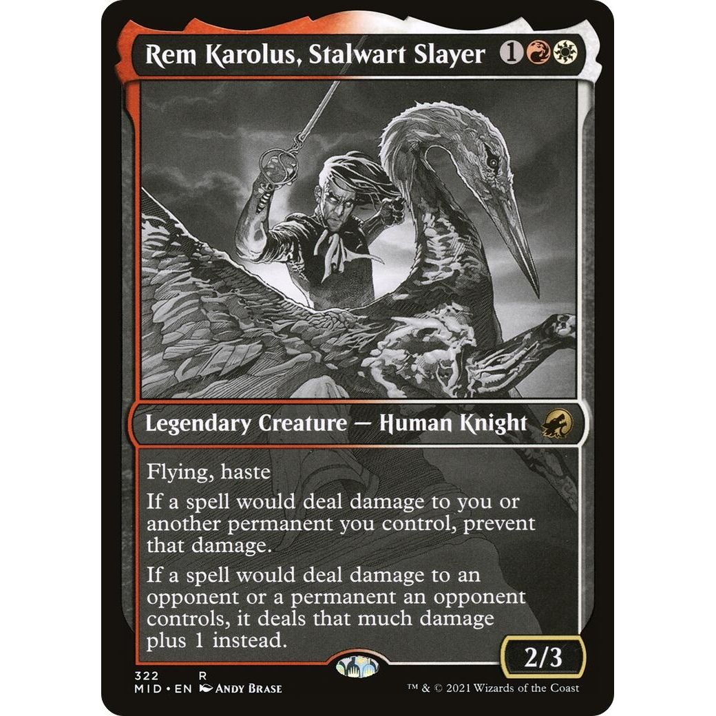 Image for Rem Karolus, Stalwart Slayer (Showcase) (322) (MID) - Magic: The Gathering