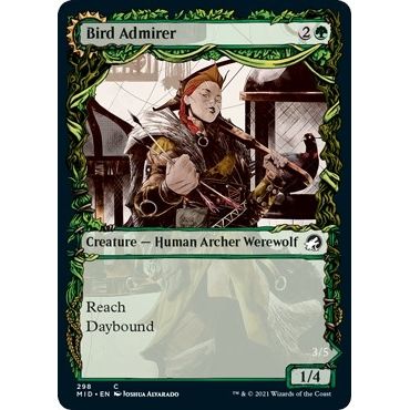Image for Bird Admirer (Showcase) (298) (MID) - Magic: The Gathering