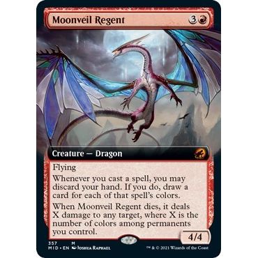 Image for Moonveil Regent (Extended Art) (357) (MID) - Magic: The Gathering
