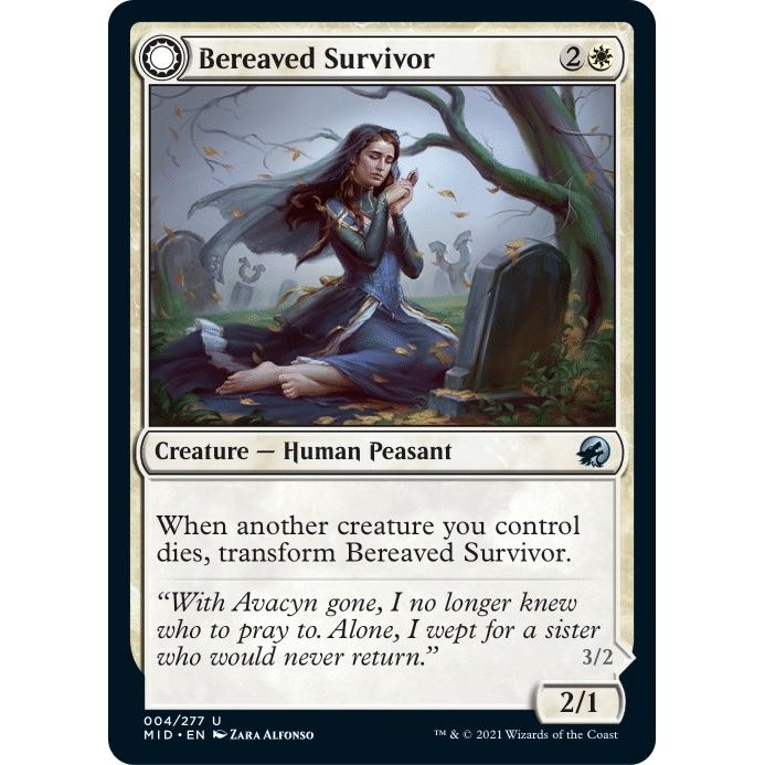 Image for Bereaved Survivor (4) (MID) - Magic: The Gathering