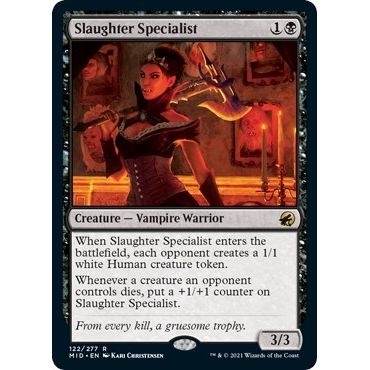 Image for Slaughter Specialist (122) (MID) - Magic: The Gathering