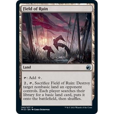 Image for Field of Ruin (262) (MID) - Magic: The Gathering