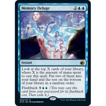 Image for Memory Deluge (62) (MID) - Magic: The Gathering