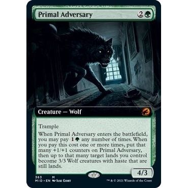 Image for Primal Adversary (Extended Art) (363) (MID) - Magic: The Gathering