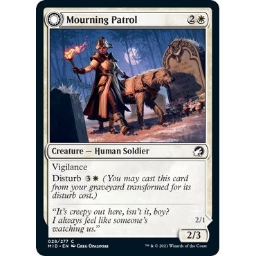 Image for Mourning Patrol (28) (MID) - Magic: The Gathering