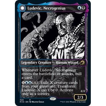 Image for Ludevic, Necrogenius (Showcase) (320) (MID) - Magic: The Gathering