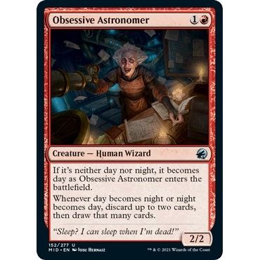 Image for Obsessive Astronomer (152) (MID) - Magic: The Gathering