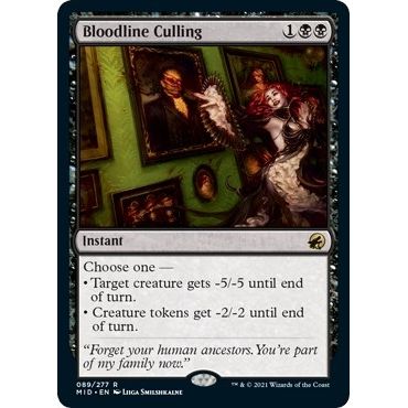 Image for Bloodline Culling (89) (MID) - Magic: The Gathering