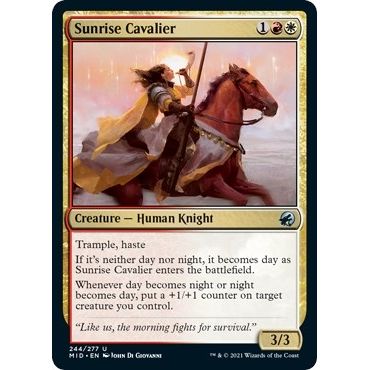 Image for Sunrise Cavalier (244) (MID) - Magic: The Gathering