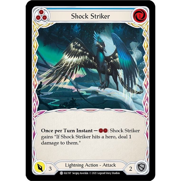 Image for Shock Striker (Blue) (ELE197) (ELE) - Flesh and Blood TCG
