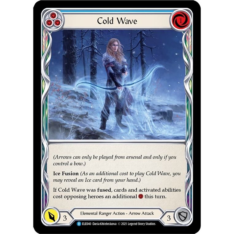 Image for Cold Wave (Blue) (ELE040) (ELE) - Flesh and Blood TCG
