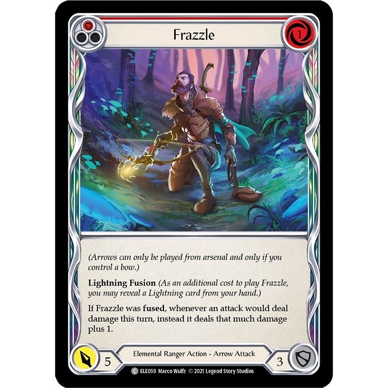 Image for Frazzle (Red) (ELE059) (ELE) - Flesh and Blood TCG