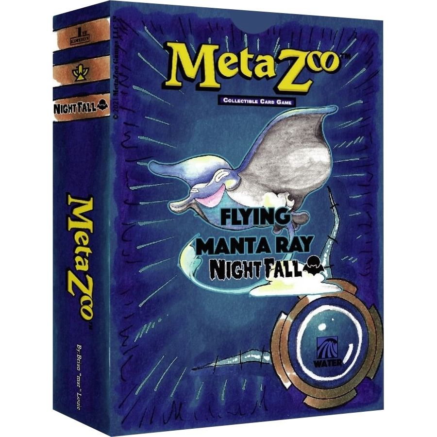 Image for Nightfall Tribal Theme Deck: Flying Manta Ray - First Edition - MetaZoo