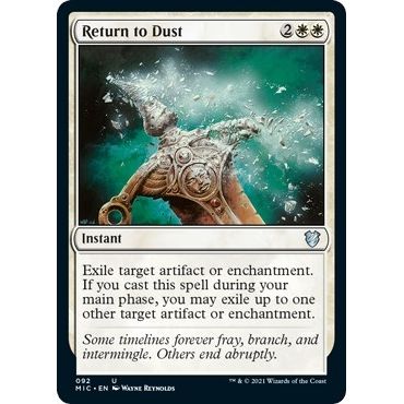 Image for Return to Dust (92) (MIC) - Magic: The Gathering
