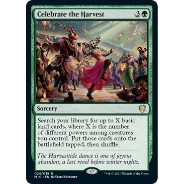 Image for Celebrate the Harvest (24) (MIC) - Magic: The Gathering