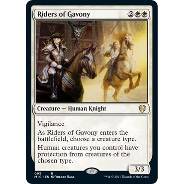 Image for Riders of Gavony (93) (MIC) - Magic: The Gathering