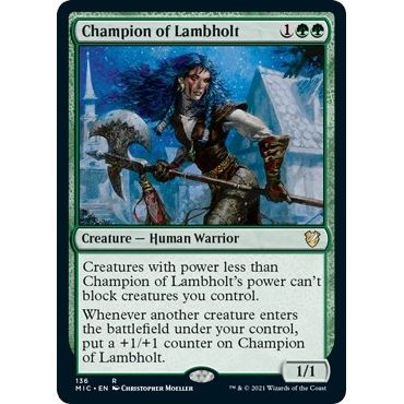 Image for Champion of Lambholt (136) (MIC) - Magic: The Gathering