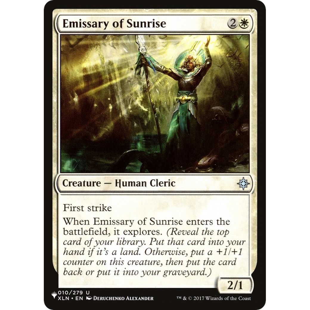 Image for Emissary of Sunrise (010/279) (LIST) - Magic: The Gathering