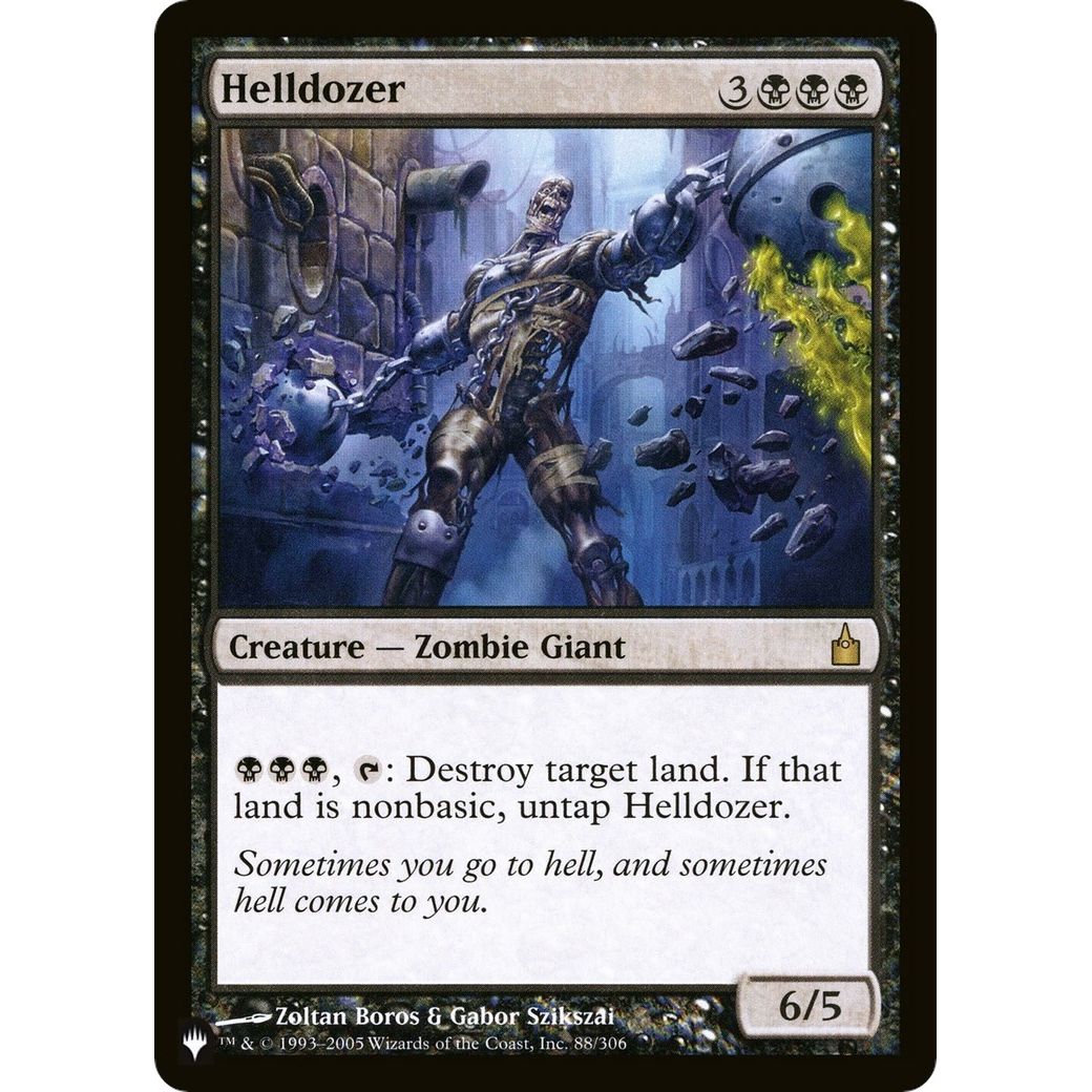 Image for Helldozer (88/306) (LIST) - Magic: The Gathering