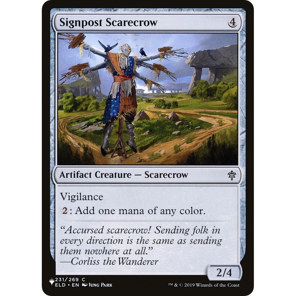Image for Signpost Scarecrow (231/269) (LIST) - Magic: The Gathering