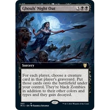 Image for Ghouls' Night Out (Extended Art) (57) (MIC) - Magic: The Gathering