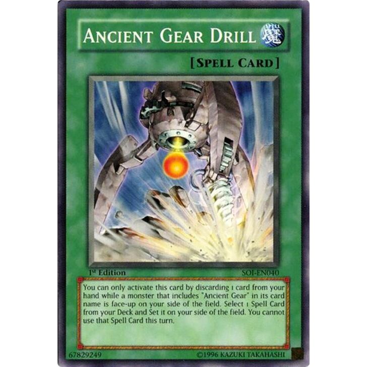 Image for Ancient Gear Drill (SOI-EN040) (SOI) - YuGiOh