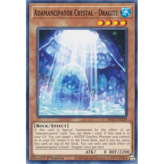Image for Adamancipator Crystal - Dragite (MP21-EN229) (MP21) - YuGiOh