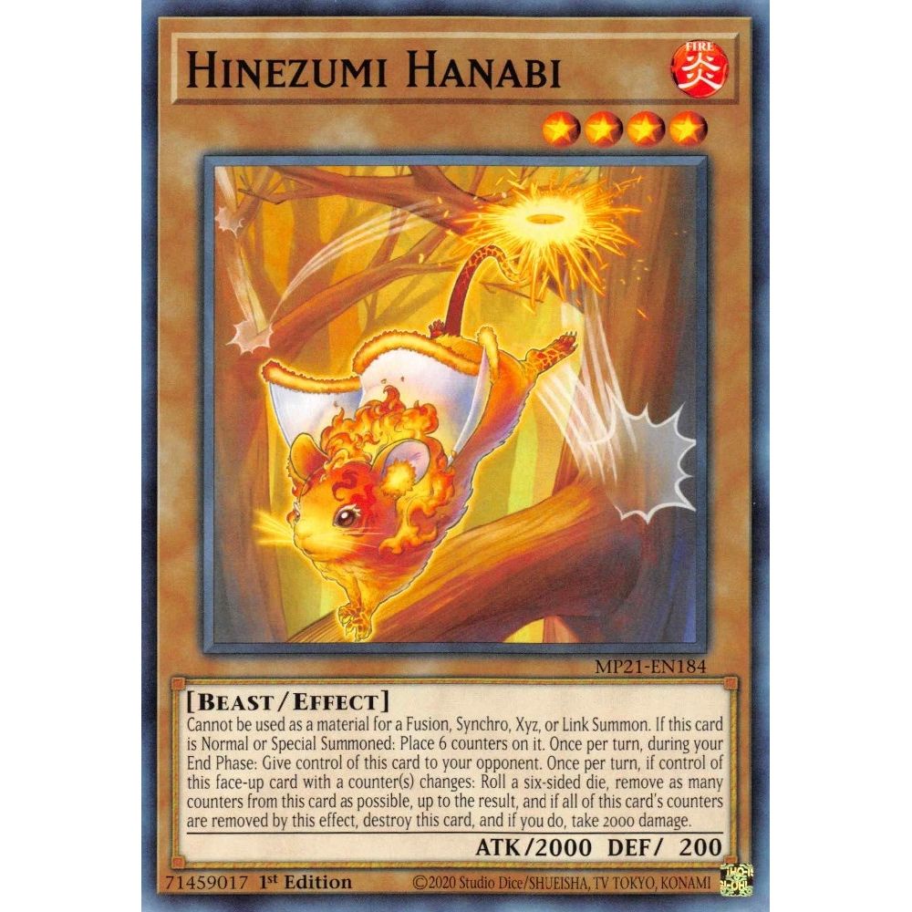 Image for Hinezumi Hanabi (MP21-EN184) (MP21) - YuGiOh