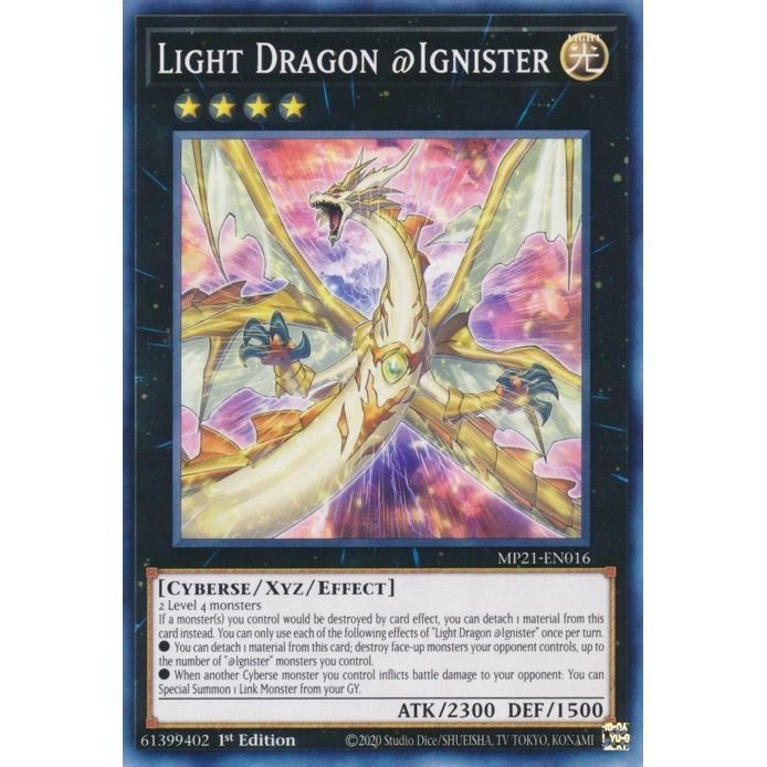 Image for Light Dragon @Ignister (MP21-EN016) (MP21) - YuGiOh