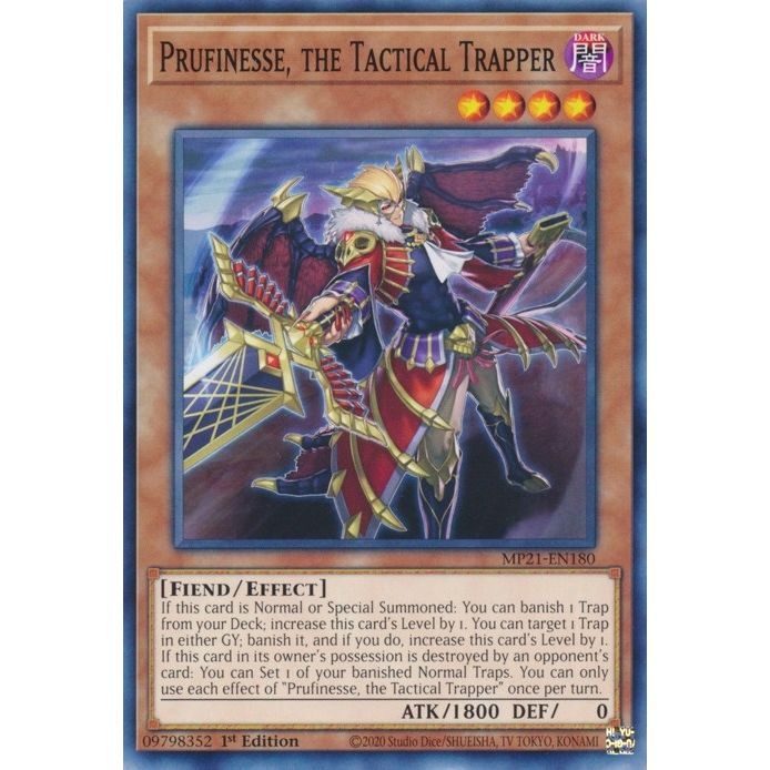 Image for Prufinesse, the Tactical Trapper (MP21-EN180) (MP21) - YuGiOh