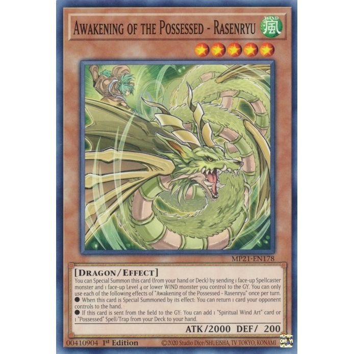 Image for Awakening of the Possessed - Rasenryu (MP21-EN178) (MP21) - YuGiOh