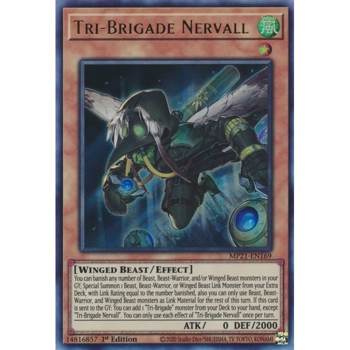 Image for Tri-Brigade Nervall (MP21-EN169) (MP21) - YuGiOh