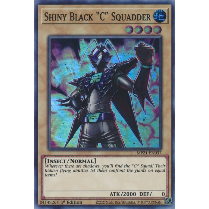 Image for Shiny Black "C" Squadder (MP21-EN037) (MP21) - YuGiOh