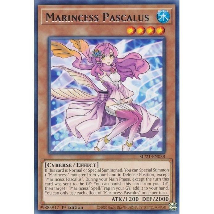 Image for Marincess Pascalus (MP21-EN038) (MP21) - YuGiOh