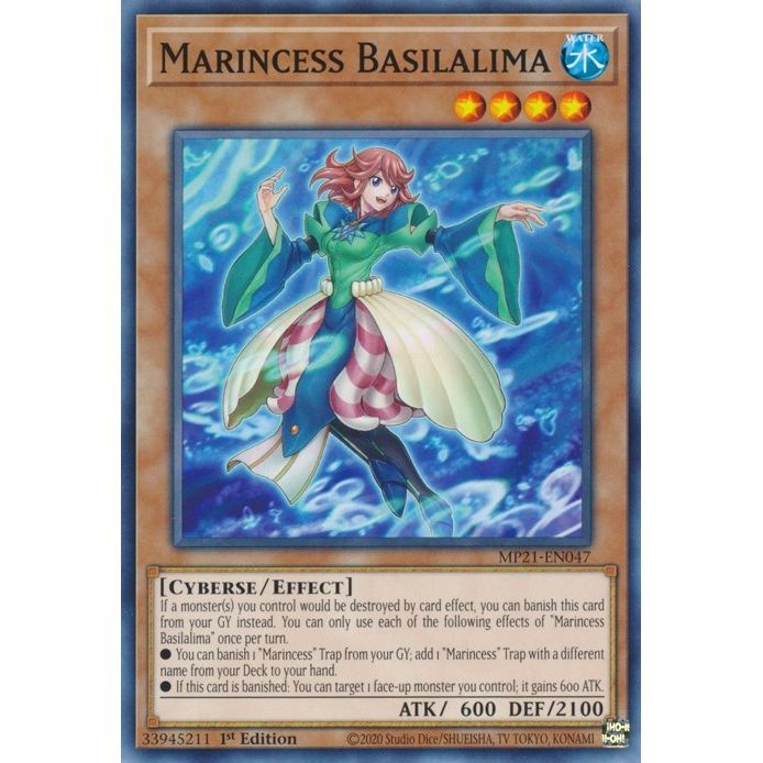 Image for Marincess Basilalima (MP21-EN047) (MP21) - YuGiOh