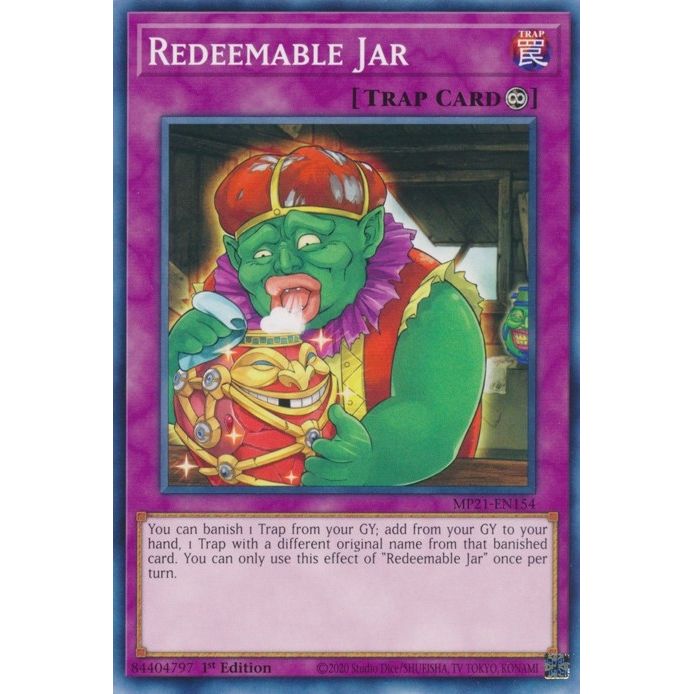 Image for Redeemable Jar (MP21-EN154) (MP21) - YuGiOh